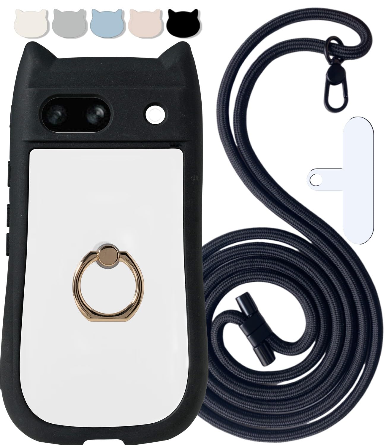 Amazon.co.jp: shinyle pixel 8a ケース クリア 猫耳 グーグルピクセル